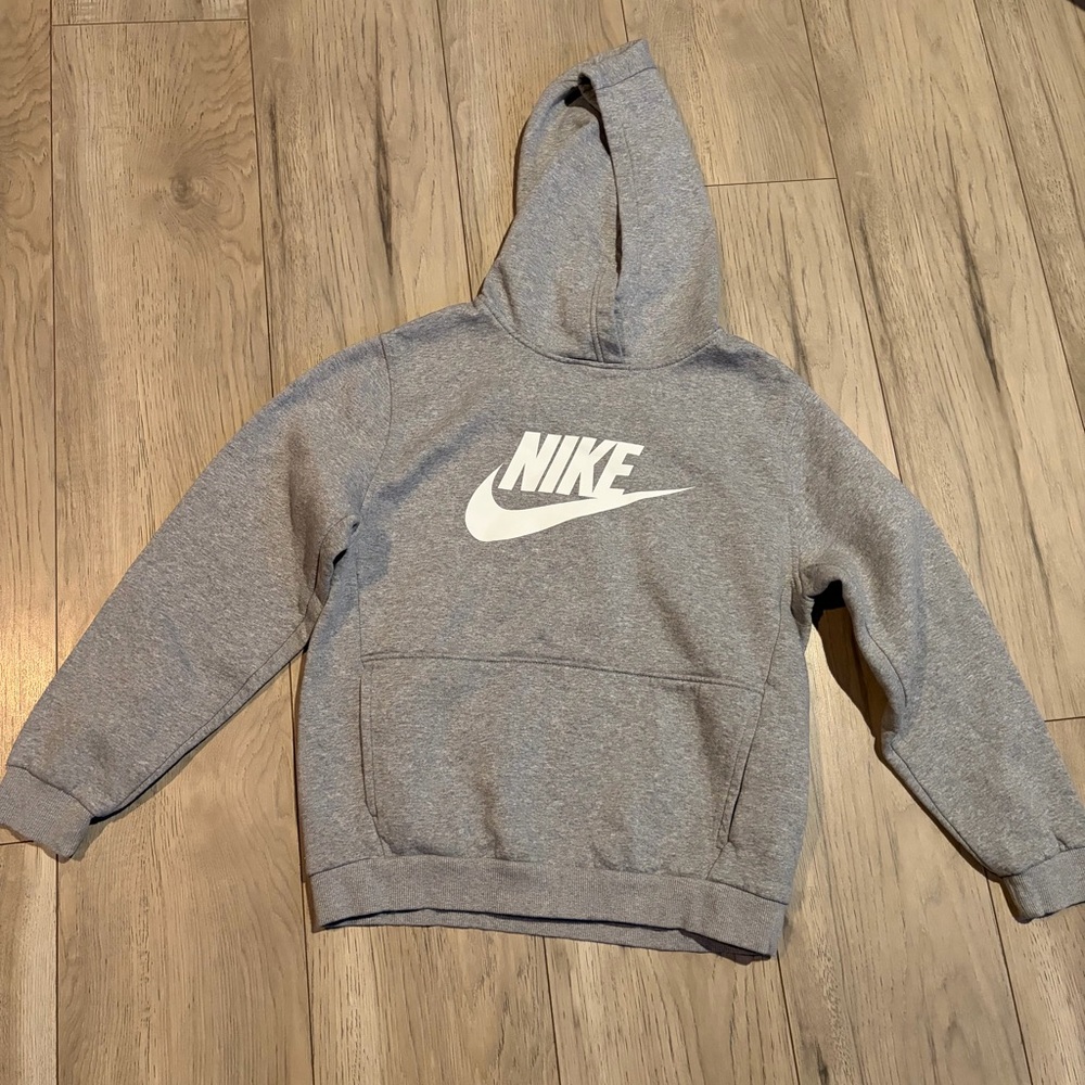 Nike Kids Heather Gray Hoodie